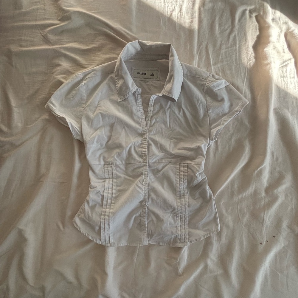 Hollister Short Button-Up Shirt